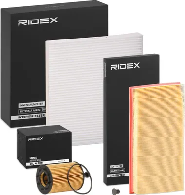 Produktbild von RIDEX Filterset Inspektionspaket Filtersatz für VW POLO (9N)