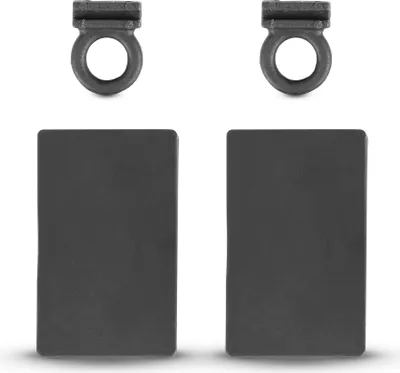 Image de Capuchons/œillets pour rideau velcro anthracite