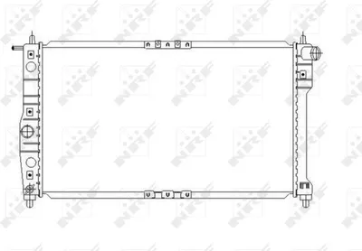 Obrázok produktu pre Chladič, chladenie motora NRF 53649