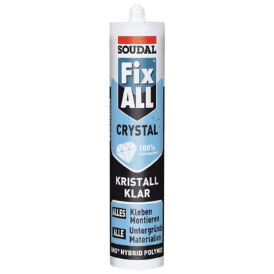 Produktbild von Soudal FIX ALL Fix ALL CRYSTAL 290ml glasklar 12 Stk
