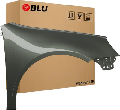 Immagine prodotto di BLU Parafango compatibile con VW Volkswagen Golf V 5 Hatchback LA6Q Destra Grün SageGreen | 2003-2009 | Anteriore | Verniciato | Pronto per il montaggio | Acciaio