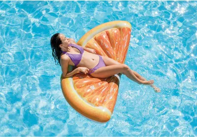 Produktbild von Intex 58763, Orange, Gelb, Schwimmende Matratze, 850 mm, 1780 mm, 6,43 kg, 63,5 mm