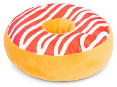 Produktbild von Beeztees Donut XL Himbeere Hundespielzeug Plüsch