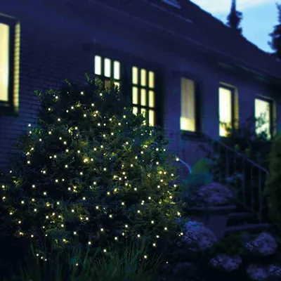 Produktbild von FHS LED-Lichternetz 360er 4 x 4 m warmweiß IP44 Adapter