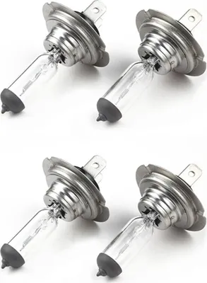 Produktbild von 4stk H7 Auto Scheinwerfer Birnen 12V/55W Halogen Standard Lampe Licht