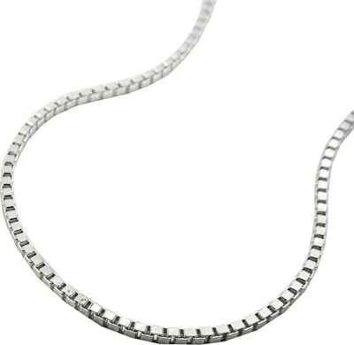 Produktbild von 1,3mm Collier Kette Halskette Venezianer 925 Silber Damen 38cm Silberkette