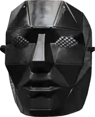 Produktbild von The Game Maske – Halloweenmaske & Horrormaske für Erwachsene – Korean Party Maske für Karneval, Fasching, Kostüm & Motto-Partys – Film-inspirierte Gesichtsmaske Maske oder Overall wählen: Boss MAS-100