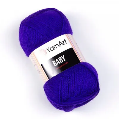 Produktbild von Yarn Art Baby 203 Royal Blue Strickgarn