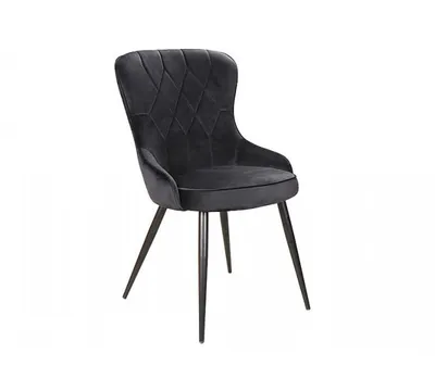 Produktbild von InnLotus Velvet Stuhl Schwarz - Samtstof