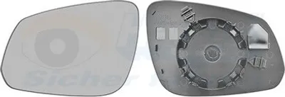 Produktbild von VAN WEZEL Spiegelglas Außenspiegel Links für OPEL Karl (C16) Konvex Unbeheizt 3726835