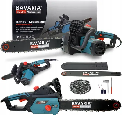 Obrázek produktu pro ELEKTRICKÁ PILA Bavaria 3100W Řetězová pila na dřevo 40cm POWERFUL