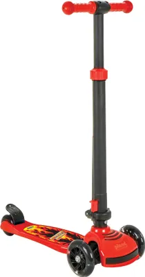 Produktbild von Kinderroller mit 3 Rädern, Scooter für Kinder höhenverstellbar, Cityroller rot