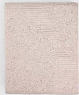 Produktbild von HOMLA LIPARI Kord gesteppte gemusterte Tagesdecke 200x220 cm