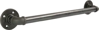 Immagine prodotto di Natural Goods Berlin Pipe GARD Wall, appendiabiti da parete, appendiabiti a muro, ghisa malleabile, D6 x L40cm