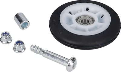Image de Roulette Roue Roulette pivotante pour tambour Sèche-linge Bosch Siemens 00613598 613598 également Neff Balay Constructa Gaggenau