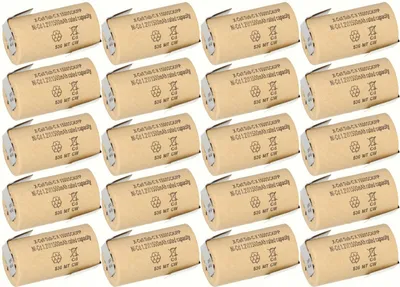 Obrázek produktu pro 20x XCell Sub-C vysokovýkonná baterie s pájeným vývodem Z - 1,2 V 1500 mAh Ni-CD