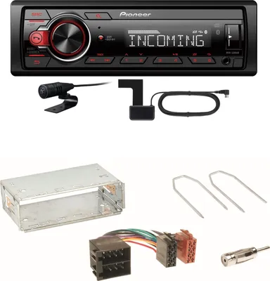 Produktbild von Pioneer MVH-330DAB Bluetooth DAB Einbauset für Opel Astra F G Corsa B Zafira A