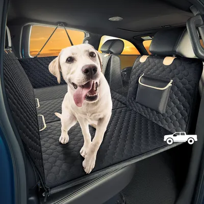 Produktbild von Rücksitzverlängerung für Hunde - XL Wasserdicht - Robuster Boden - Autoschondecke