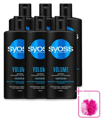 Produktbild von 6 x Syoss Volume Shampoo - 440 ml - Sparpackung - 6 Stücke