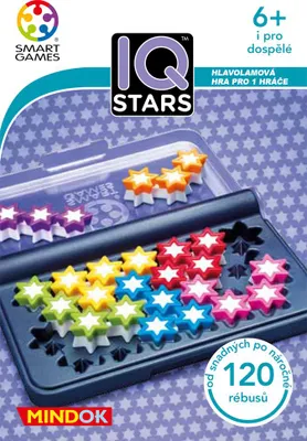 Produktbild von IQ Sterne – Herausforderndes Denkspiel mit 7 Sternteilen zum strategischen Platzieren
