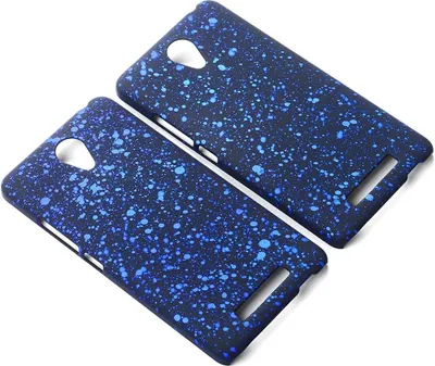 Produktbild von Handy Hülle Schutz Case Bumper Schale für Xiaomi Redmi Note 2 3D Sterne Blau