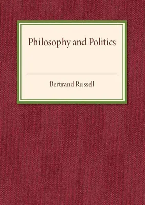 Produktbild von Philosophy and Politics