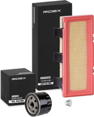 Produktbild von RIDEX Filterset Inspektionspaket Filtersatz für RENAULT KANGOO (KC0/1) KANGOO Express (FC0/1)