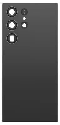 Immagine prodotto di Clappio, coperchio della batteria di ricambio per Galaxy S23 Ultra con adesivo integrato, nero