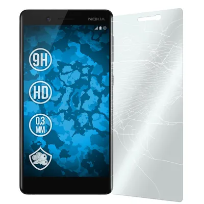 Produktbild von 1er-Pack PhoneNatic Glas-Folie klar  kompatibel mit  Nokia 7 - Panzerglas für Nokia 7
