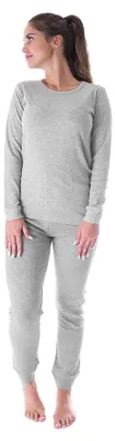 Produktbild von Black Snake Thermounterwäsche Damen Set mit Innenfleece, 2-tlg. - XL - Grau