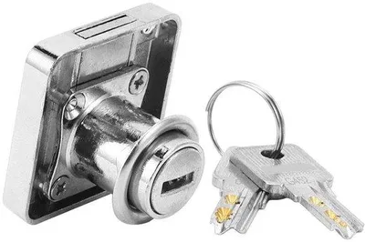 Productafbeelding van Daksleutel – Robuust – Hangslot met sleutel – Corrosiebestendig – Duurzaam – Veilig – Geschikt voor kasten/lades – Metaal