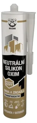Zdjęcie produktu dla Silikon neutralny (OXIM) przezroczysty 280 ml, BULDOK