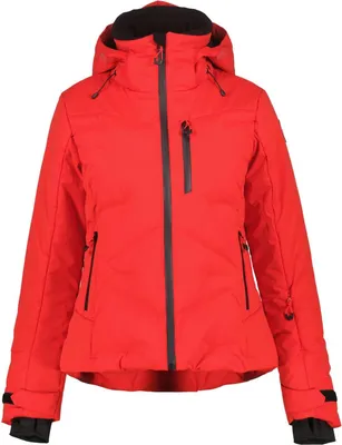 Produktbild von ICEPEAK Flovilla Damen Skijacke mit abnehmbarer Kapuze rot 38