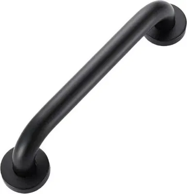 Produktbild von Geschützte Duschehalterung in Schwarz, 300 mm, für Behinderte