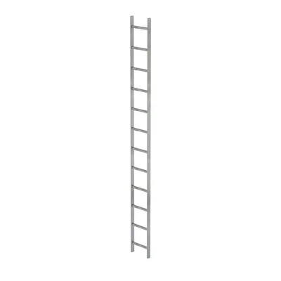 Produktbild von MUNK Schachtleiter Stahl verzinkt 300mm breit 12 Sprossen 3,36m lang