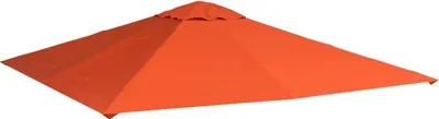 Obrázek produktu pro Střecha altánu – náhradní střecha 3x3 m – polyester – plachta na střechu zahradního altánu – oranžová