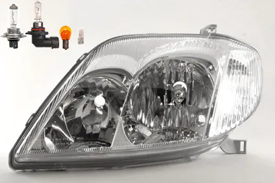 Produktbild von Scheinwerfer passend für Toyota Corolla E12 02-07 Links mit Leuchtmittel 811701E370 Johns