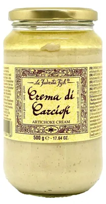 Produktbild von La Favorita Crema Artischocke 500g – Feine, cremige Artischockencreme als Dip & Brotaufstrich
