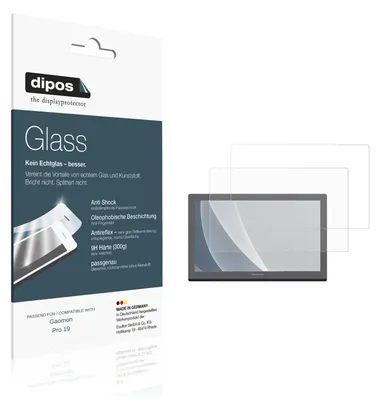 Image de 2x Protection ecrán pour Gaomon Pro 19 mat Verre souple Film Protecteur 9H dipos