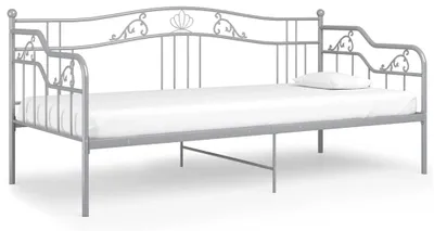 Obrázok produktu pre vidaXL Rám rozkladacej pohovky sivý kovový 90x200 cm