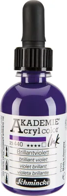 Produktbild von Schmincke Akademie Acryl color Ink 50ml Brillantviolett 23440024