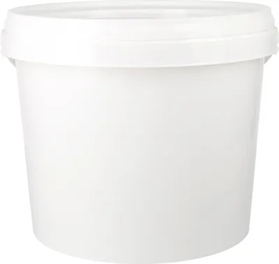Produktbild von Kunststoffeimer mit Deckel 4L | PP | rund | Weiß 20 Stück