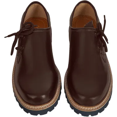 Produktbild von Haferlschuhe Trachtenschuhe aus Glattleder Original-Handmachart, Schuhgröße:45, Farbe:Dunkelbraun