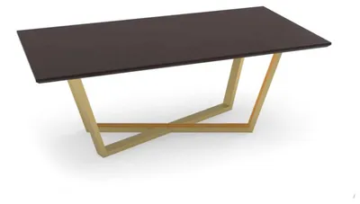 Produktbild von Luxus Tisch Braun Tische Esszimmer Esstisch Design Esstische 208x104
