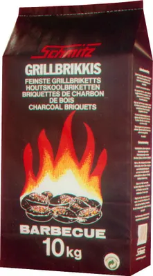 Zdjęcie produktu dla SCHMITZ Brykiet do grilla "Grillbrikkis" Worek 10 kg