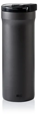 Produktbild von AdHoc Thermobecher, dark grey, Edelstahl / Kunststoff