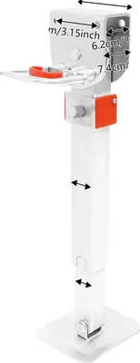 Image de Cric mécanique, hauteur réglable, capacité de charge élevée, bleu