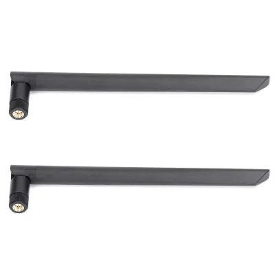 Image de 2 antennes WiFi double bande 5,8 GHz/2,4 GHz, gain de 10 dBi, omnidirectionnelles, connecteur SMA