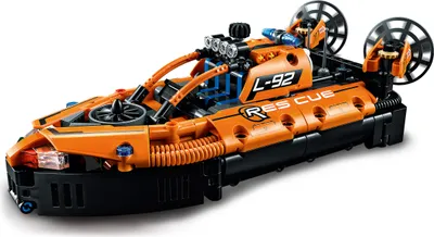 Produktbild von LEGO 42120 Technic Luftkissenboot für Rettungseinsätze - Flugzeug, 2-in-1 Spielzeug aus Bausteinen, Geschenk für Mädchen und Jungen ab 8 Jahren