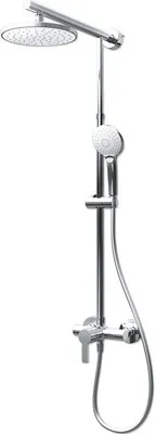 Produktbild von Duschsäule inkl. Einhebelmischer Schulte Classic rund White Style D96204 02